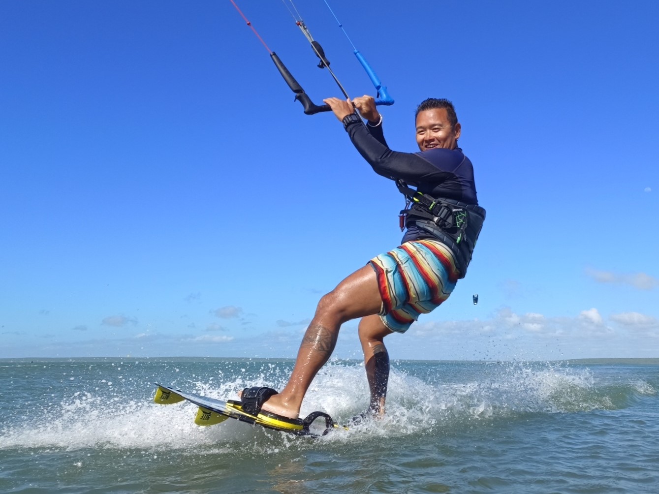 Kitesurf Sail at Tanjung Aru Beach